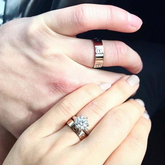 Silver Screw Love Ring - Picture 8 of 8